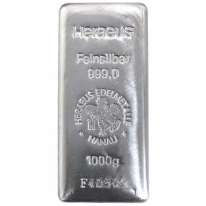 herareus 1kg silver ingot